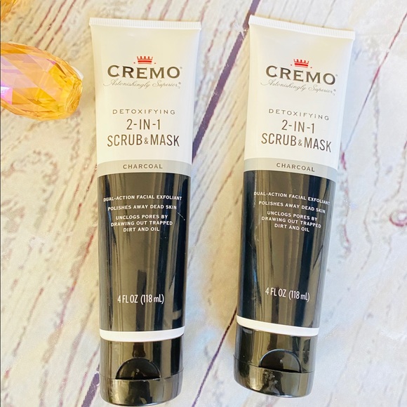Cremo Detoxifying 2 in 1 Scrub & Mask Charcoal 2 - Picture 2 of 3